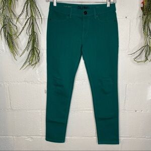 DL1961 Emma Legging Skinny Jeans in Mermaid Green Color Size 29 360 Stretch